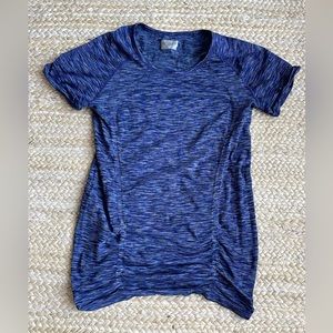 Athleta Fastest Track Top in Sapphire Blue Heather size Large EUC